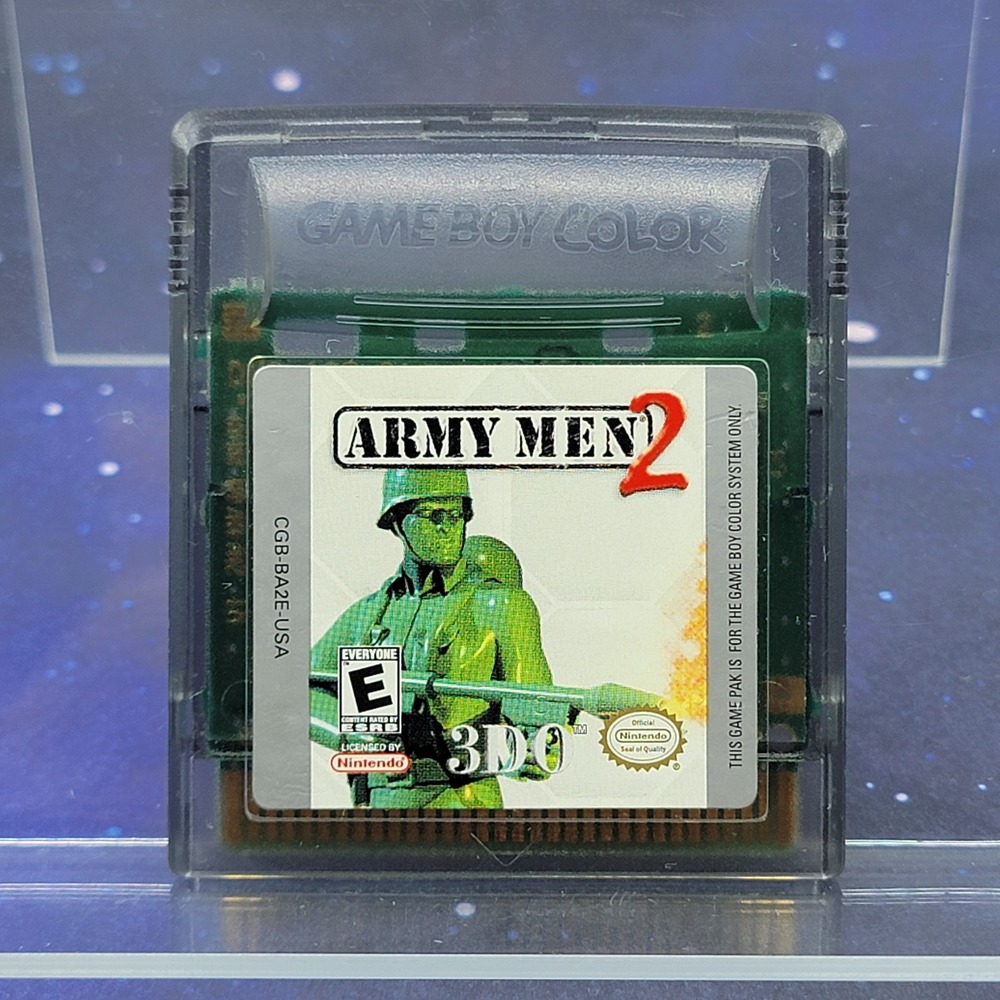 Army Men 2 Nintendo Game Boy Color GBC Video Game Cartridge CGB-BA2E-USA 3DO